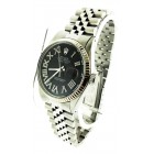 Rolex Datejust 18K White Gold Fluted Bezel Black Dial 36mm Automatic Watch
